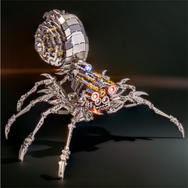 AIXXCUVQ DIY Spider Metal Model Kit Unique Decorative Ornament Metal Model Kits 3D Metal Puzzle Puzzle Model Mechanical