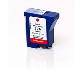NAR CARTRIDGES Compatible Replacement for Pitney Bowes 797-0/797-M / 797-Q Series Red Postal Ink Cartridges