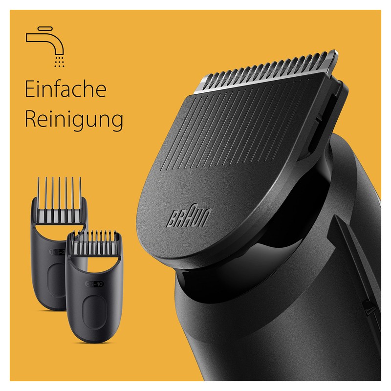 Braun Braun Barttrimmer, Bartschneider/Trimmer/Haarschneider Herren, Haarschneidemaschine mit ultrascharfer Klinge, 40