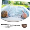 KONTONTY 1Pc Round Hot Tub Cover Versatile Outdoor Cover for