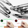 10 PCS 0.5mm-5mm Leather Hole Punch Set, Belt Hole Puncher