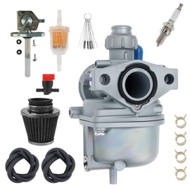 Autu Parts Carburetor Compatible with Honda XR70R 1997-2003 for CRF70 XR70 1997-2005 Replace 16100-GCF-672 With Air Filter & Spark Plug