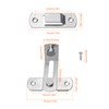 Door Latch Right Angle 90 Degree Folding Latch Stainless Steel