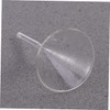 Ciieeo 5pcs Glassware Solid Triangle Funnel Chemistry Feeding Tool Reusable