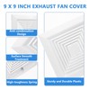 Bonsicoky 9x9 Inch Bathroom Exhaust Fan Cover