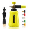FIXFANS Foam Cannon, Wide Neck Snow Foam Lance with Replacement