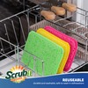 Scrub and Wipe Cleaning Sponges [10 Pack] – SCRUBIT Dual