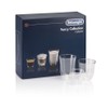 DeLonghi Coffee Connoisseur Glasses (set of 6): 2 Espresso, 2