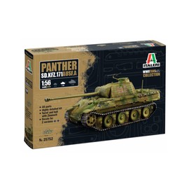 Italeri 25752 1:56 Sd.Kfz. 171 Panther AUSF. A Model Building Kit, Standing Model Building, Crafts, Hobby, Gluing, Plastic Kit, Detailed Unpainted