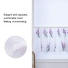 Embroidery Curtain Window Short Half Window Treatment Valance Short Semi