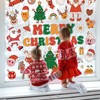 JarThenaAMCS 9 Sheets Merry Christmas Window Cling Stickers Cartoon Xmas