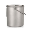 TOMSHOO Ultralight 750ml Titanium Pot Portable Titanium Water Mug Cup