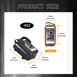 PLATEYTR Cool Bicycle Cell Phone Holder Gifts - Birthday Gifts for Him Bicycle Bags, Bicycle Frame Bags, Men's Bicycle Accessories, Bicycle Gifts for Teenage Boyfriends