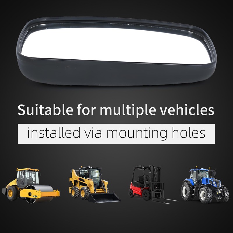 2PCS 12.6x7.5 inch Large Truck mirrors-Glass tractor mirrors-Side Mirrors for