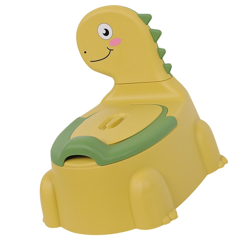 Potty Chair Cartoon Dinosaur Adjustable Height Safe PP Detachable Potty