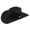 Stetson Men's 3X Oakridge Wool Felt Cowboy Hat Black 7