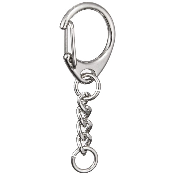 Nippon Chuko One-touch Key Chain Metal Fittings, 10 Pieces, Total
