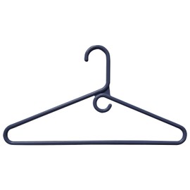 Rethink Your Room Clothes Hangers 60 Pack Plastic - Heavy Duty Space Saving Coat, Velvet Hangers, Pant Hangers for Closet Organization - Durable Non-Slip Navy Wardrobe Essentials Bulk Storage