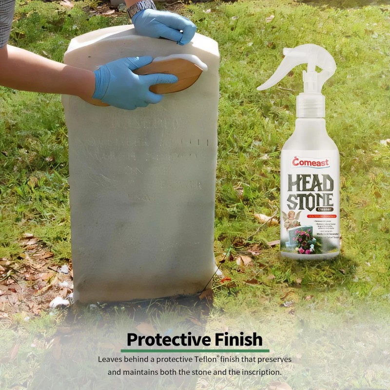 comeast Headstone Cleaner for Graves Cemetery Gravestone Tombstone Cleaner Solution