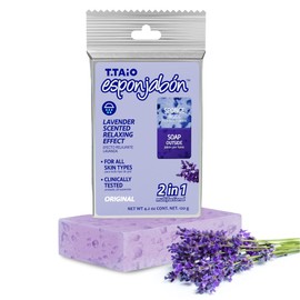 esponjabon relajante con lavanda 120g