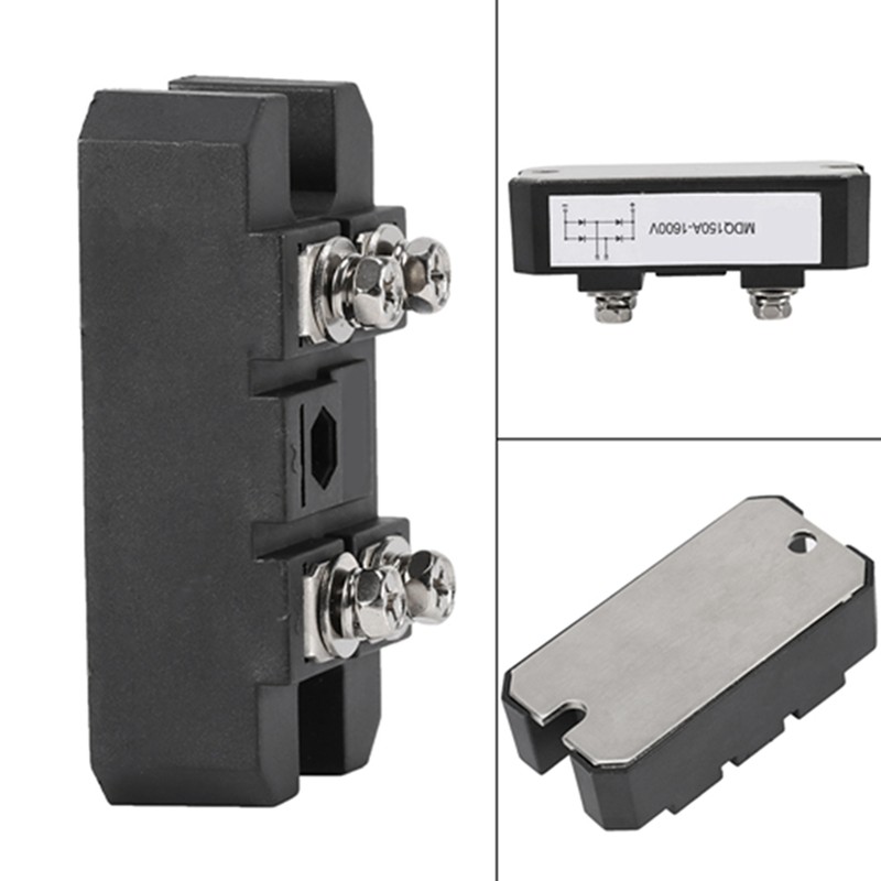 1pc Black Single phase Diode Bridge Rectifier 150A Amp High