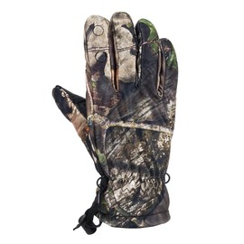 Carhartt Men's Hunt Fleece Camo Glove, Camo, Large