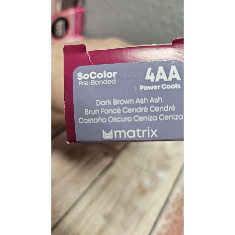 Matrix SoColor Pre-Bonded Permanent Hair Color 4AA Dark Brown Ash