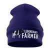 Purple Print House Legendairy Farmer Beanie Hat - Funny Dairy