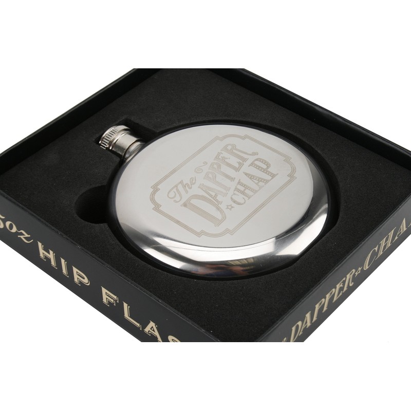 The Dapper Chap 'Wet Your Whistle' 5oz Hip Flask