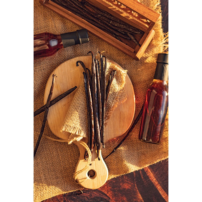 5 Organic Madagascar Vanilla Beans. Whole Grade A Vanilla Pods