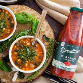 Bionaturae Organic Strained Tomatoes -- 24 fl oz