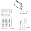 Xenterio Series CV PCB Connector Kit with Straight Pin Headers,