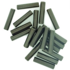 M2.5 (2.5mm x 16mm) Hex Socket Grub Screw (Flat Point) - Stainless Steel (A2) (Pack of 20)