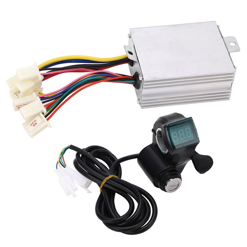 48V 500W Electric Bike Controller Thumb Throttle Set Electric Bicycle