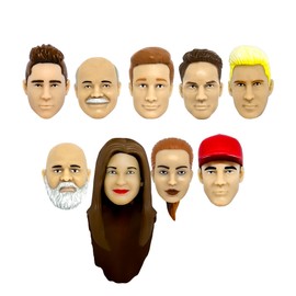 Figures Toy Company Swappable Heads Accessory Pack Ultimate Action Figures