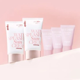 Espoir [APP전용][포토리뷰 300P][BEST] 워터 스플래쉬 선크림 세라마이드 1+1 기획세트 (선크림 60ml 2개+클렌징 폼 2개) [APP Exclusive][300P Photo Review][BEST] Water Splash Sunscreen Ceramide 1+1 Special Set (2 x 60ml Sunscreen + 2 Cleansing Foams)