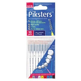 Piksters 0.55 mm Size 2 White Interdental Brush - by PIKSTERS