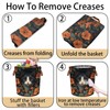 Mozaigos Cat in Flowers Laundry Basket Waterproof Collapsible Hamper With