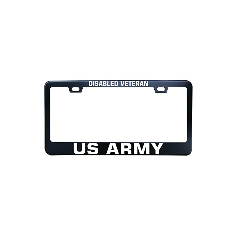 HuiYaoEC Disabled Veteran US Army License Plates, 12 x6 Inch