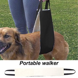 Portable Dog Sling for Back Legs,Rehabilitation Sling Harness, Dog Lift, Walking Pet Support Assist Tool Dog Harness Hip Support Harness to Help Lift Dogs Rear for Canine Aid