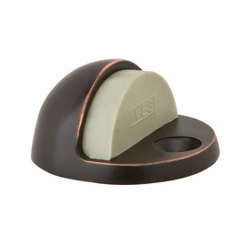 SCHLAGE Ives by SCHLAGE 436B-716 Tope de puerta tipo domo, 1 x 1.75 x 2 pulgadas, bronce envejecido