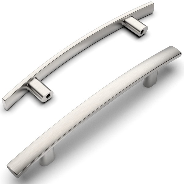 Amerdeco 10 Pack Brushed Satin Nickel 3-3/4 Inch(96mm) Hole Centers