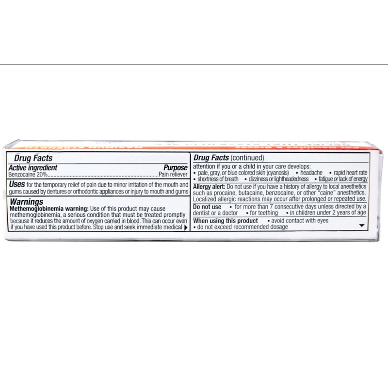 Benzodent Dental Pain Relieving Cream, 1 Ounce - Pack of