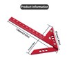 Centre Finder, Line Ruler Made of Aluminium Alloy, Centring Ruler,
