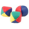 PETERKIN | Traditional Juggling Balls | Set of 3 harlequin