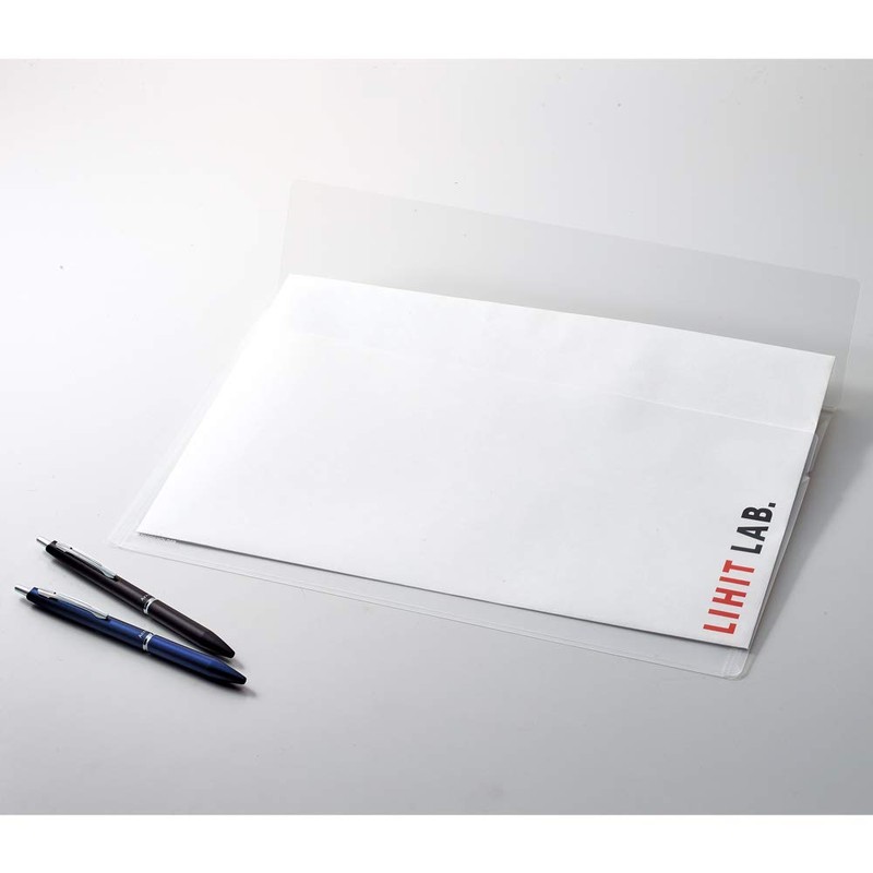 LIHIT LAB F-3448-3 One-Touch Holder (Red) Square Type No. 2,