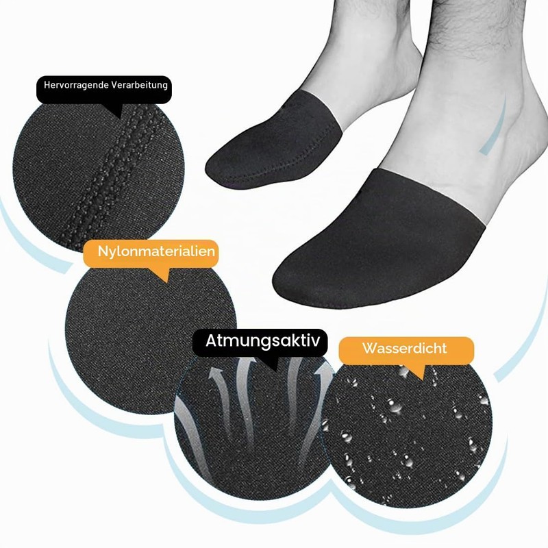 IKOPFLN Pair of 2.5mm Thermal Neoprene Toe Warmers for Cycling