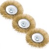 AOMIKITSTU Pack of 3 Disc Brush, 115 x M14 x