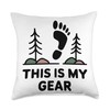 Barefoot Throw Pillow