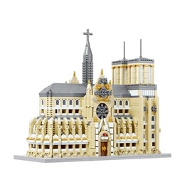 GOTIMON Micro Mini Notre Dame Cathedral Building Block Set, Famous Architecture, 2908 Pieces, Gifts for Kids and Adults